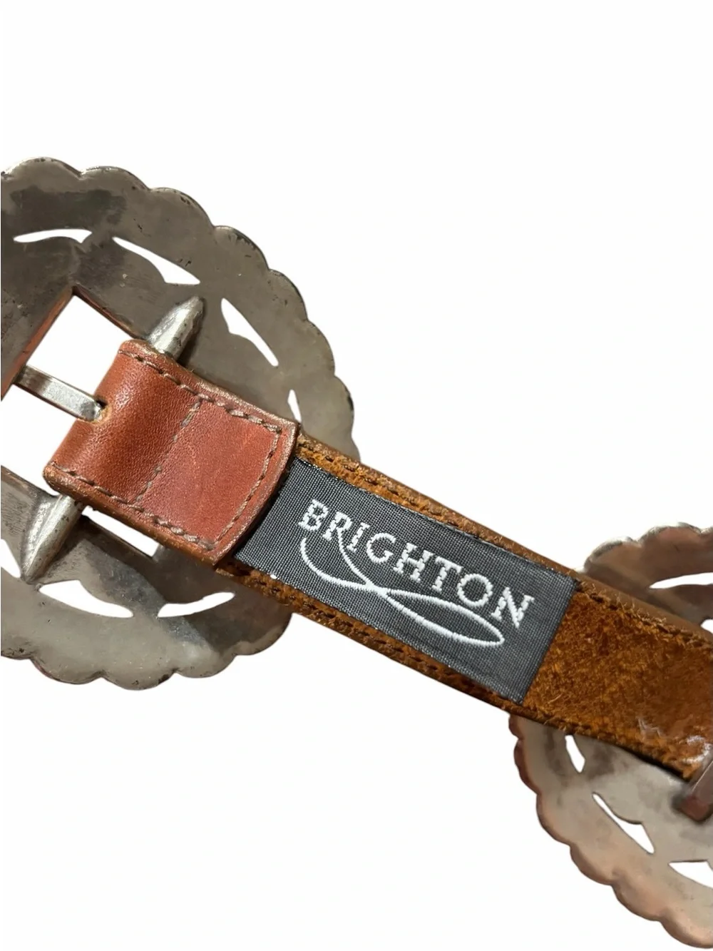 Vintage Brighton Sunflower Concho Belt